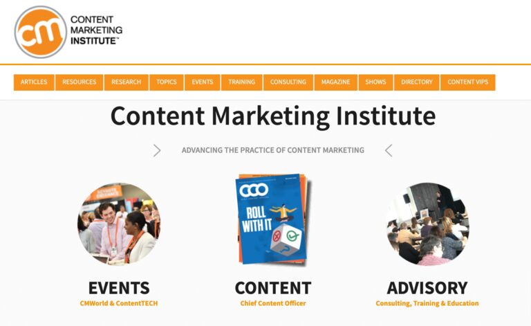 Content Marketing Institute (CMI) – czym jest i co oferuje?