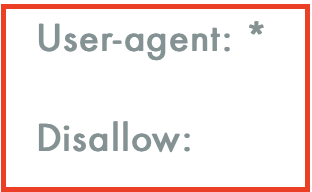Plik robots.txt zezwalający robotom na dostęp do całej witryny