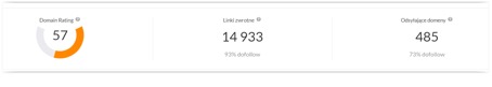 Analiza profilu linków i widoczności portalu w Ahrefs